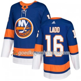 New York Islanders Andrew Ladd 16 Adidas 2017-2018 Royal Authentic Shirt - Mannen